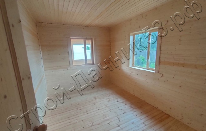 4 Каркасно-щитовой дом 78 М², Московская область, Серпуховский район, деревня Калугино. (9)